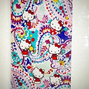 VERA BRADLEY HELLO KITTY PLUSH THROW BLANKET:NWT HELLO KITTY PAISLEY